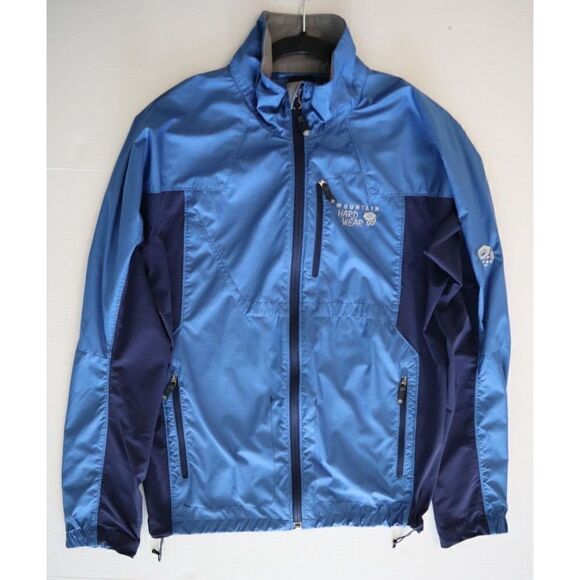Mountain Hard Wear OM3894 Men's Sz Small Blue/Black Full Zip Windbreaker Jacket - Picture 8 of 10